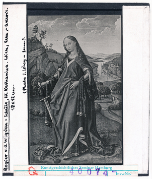 Vorschaubild Rogier van der Weyden (Schule): Hl. Katharina. Wien, Gemäldegalerie 